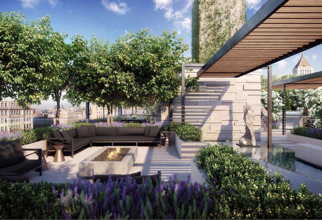 108 Leonard Street, Penthouse 15C — shared outdoor space 12