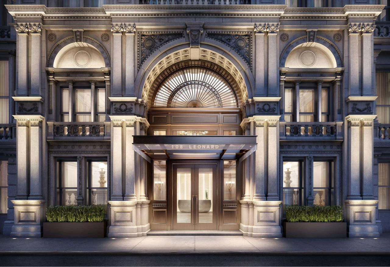 108 Leonard Street, Penthouse 15C — building entrance 6