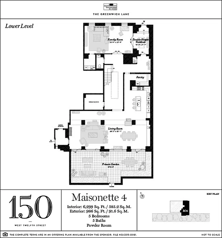 150 West 12th Street, Maisonette 4 — floor plan 15