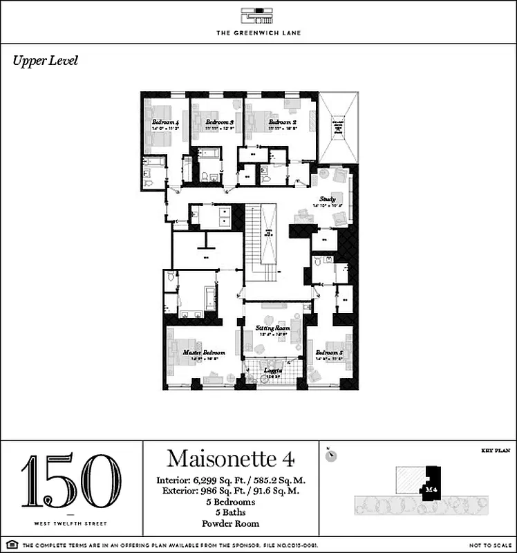 150 West 12th Street, Maisonette 4 — floor plan 16