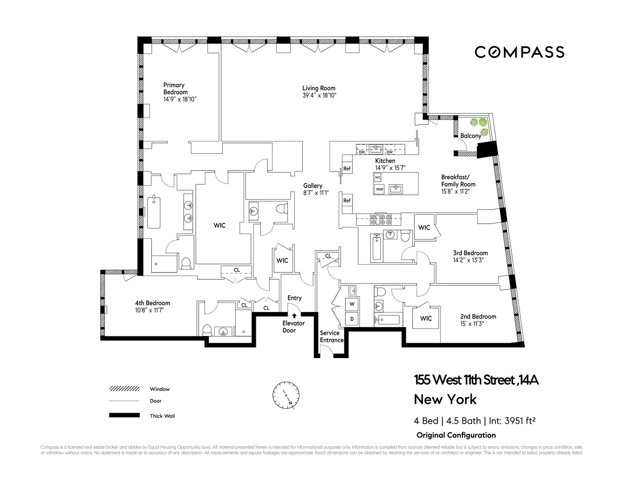 155 West 11th Street, Residence 14A — floor plan 20