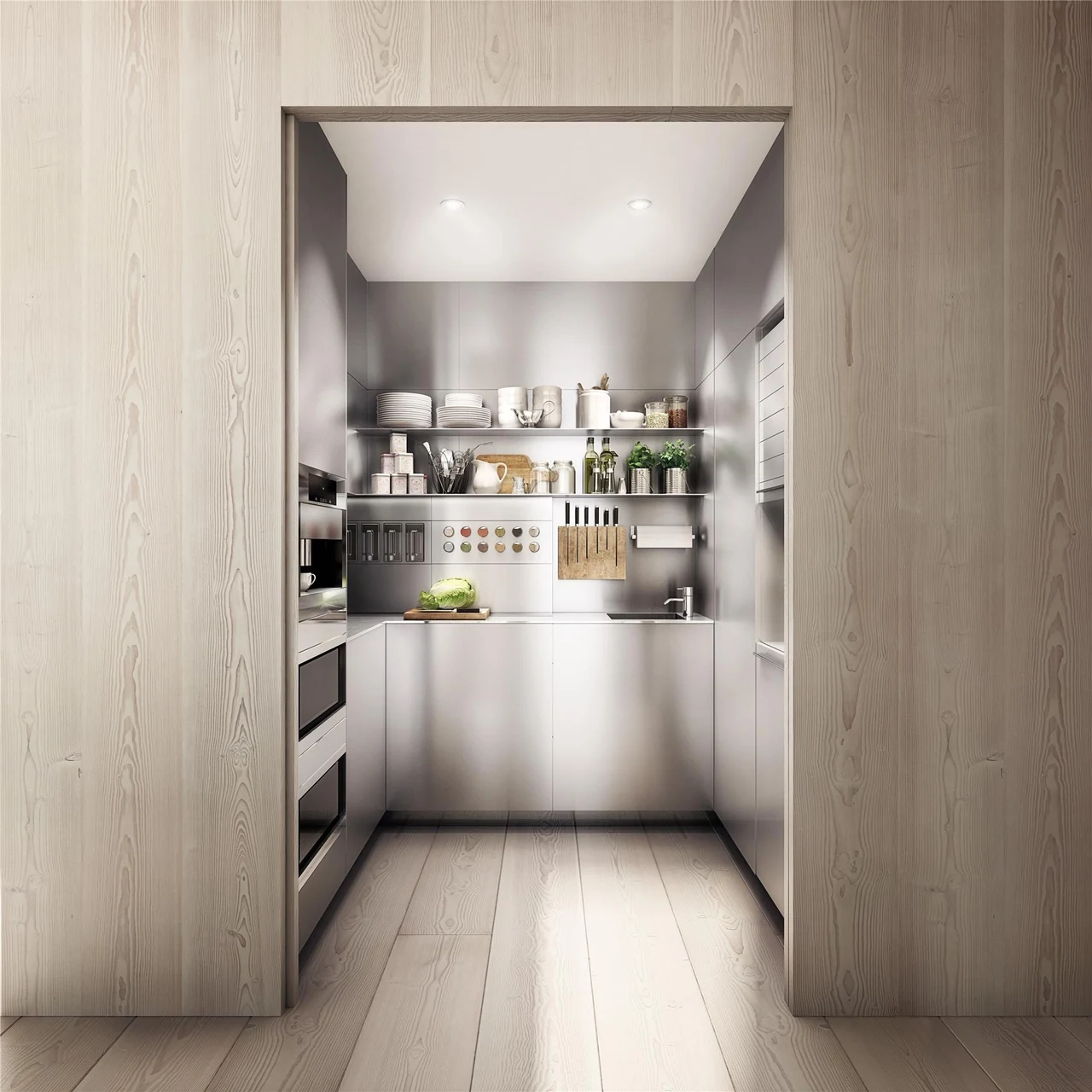 160 Leroy Street, North 7B — illustrative kitchen 8
