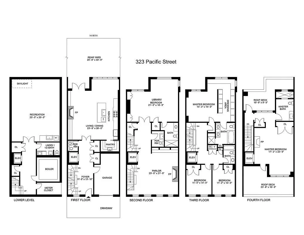 323 Pacific Street — floor plan 23