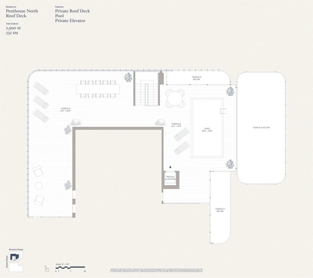 565 Broome Street, North Penthouse — floor plan 11