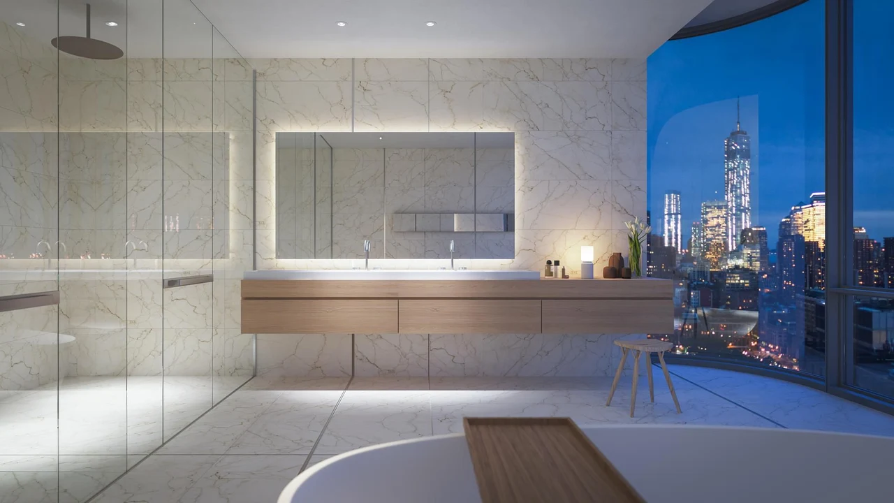 565 Broome Street, North Penthouse — historical bathroom visualization 5